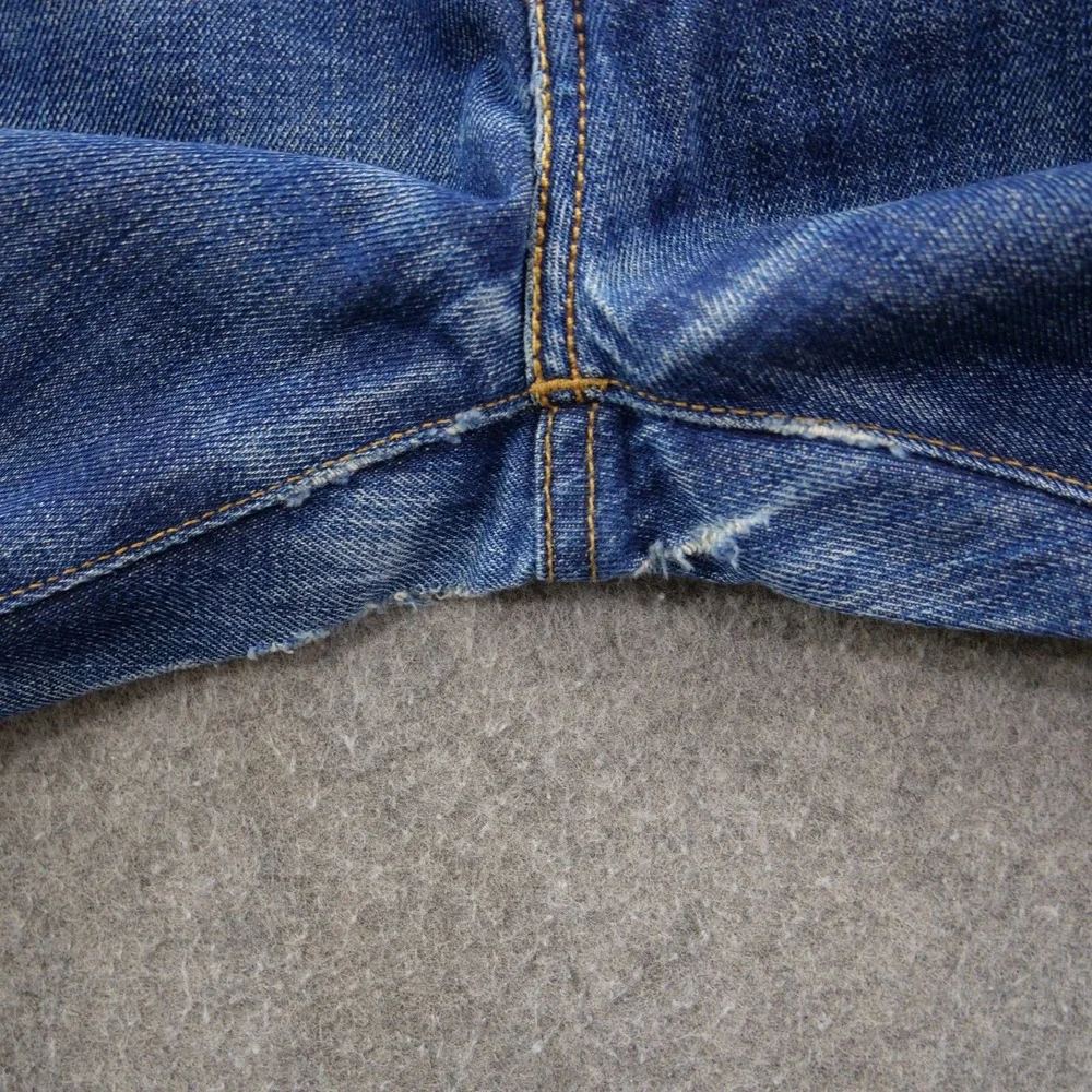 Levis 541 Jeans Mens 38 Blue Straight White Oak Cone Denim Mid Rise Zip Fly